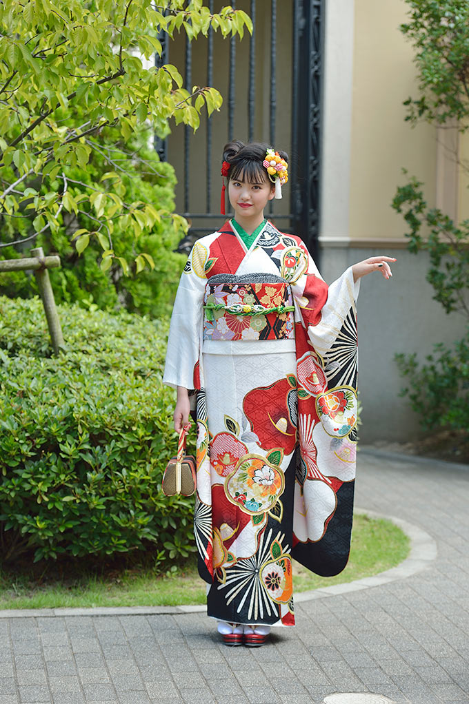 着物を着た女性